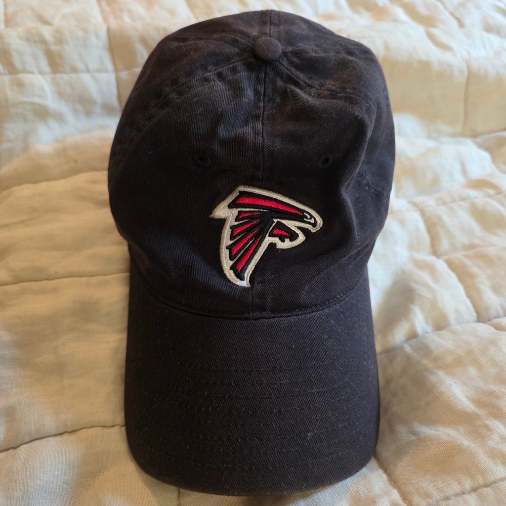 Reebok Atlanta Falcons Hat Mens Large Black NFL Football Baseball Cap